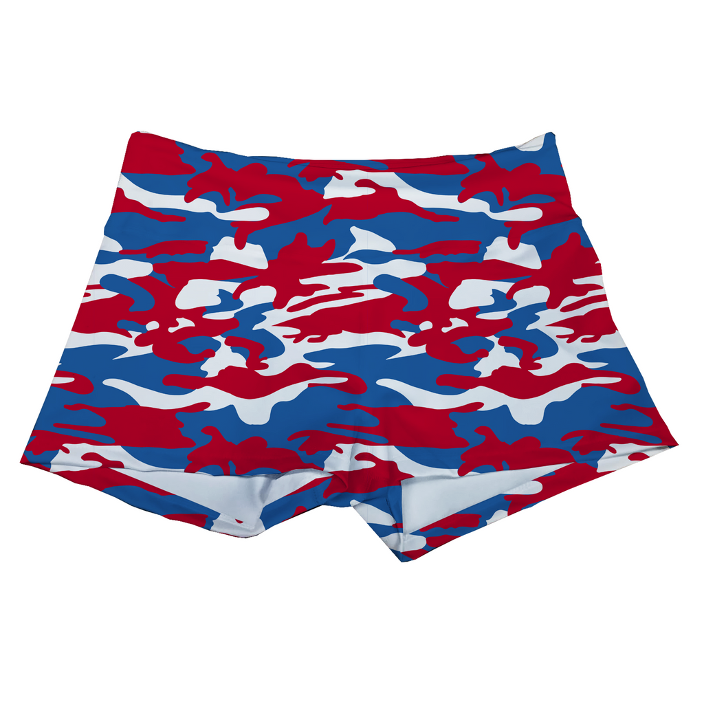 Performance Booty Shorts  - Patriotic Camo