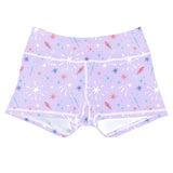 Performance Booty Shorts - Pastel Lightshow