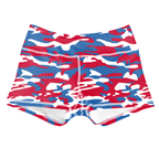 Performance Booty Shorts  - Patriotic Camo