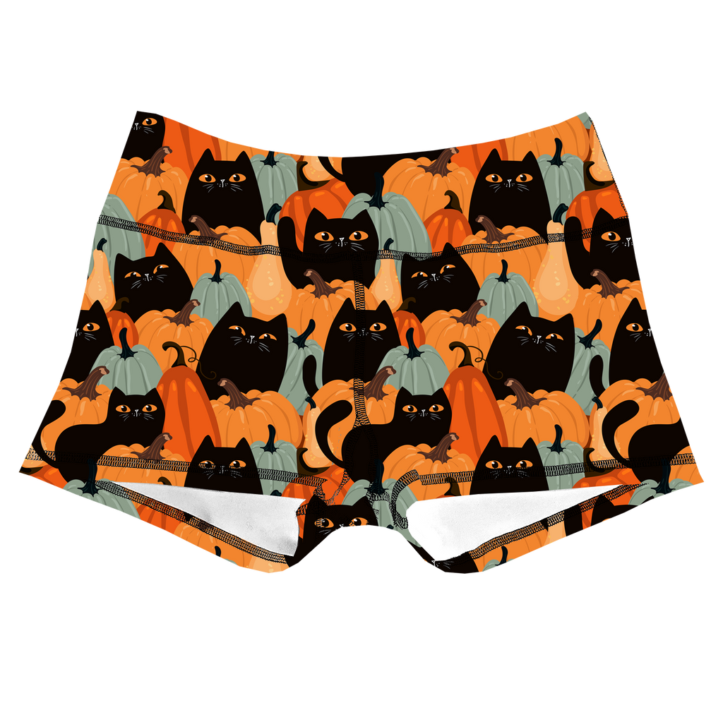 Performance Booty Shorts - Paws & Pumpkins