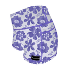 Performance Booty Shorts  - Periwinkle Flowers