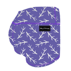 Performance Booty Shorts  - Periwinkle Branches