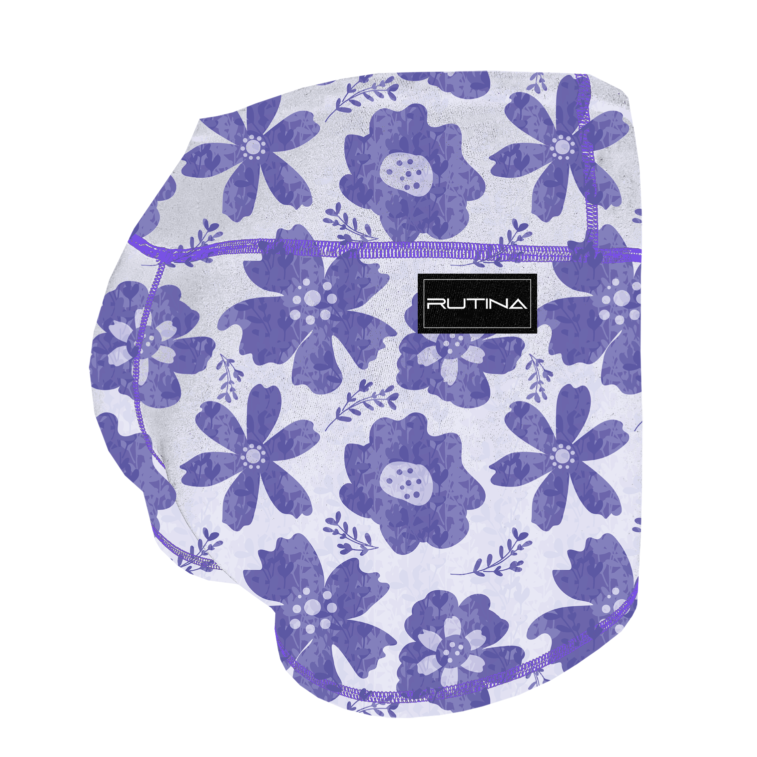 Performance Booty Shorts  - Periwinkle Flowers Main image