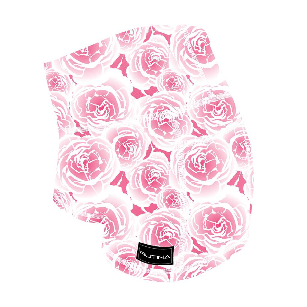 Performance Booty Shorts - Pink Roses