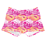 Performance Booty Shorts - Pink Tide