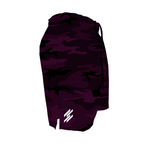 Men's Training Shorts - Plum Camo