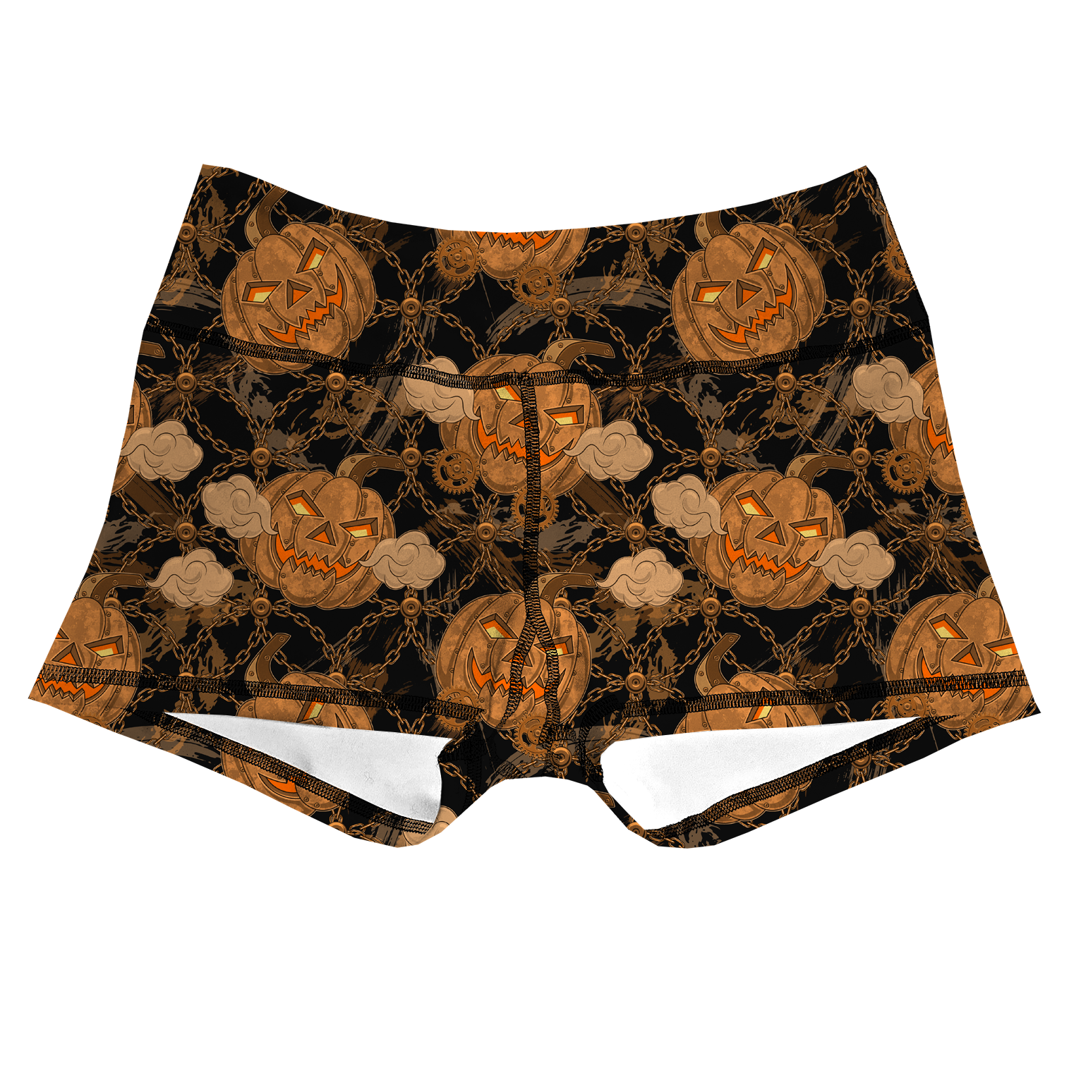 Performance Booty Shorts  - Pumpkin Chains Secondary image