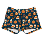 Performance Booty Shorts - Pumpkin Spice