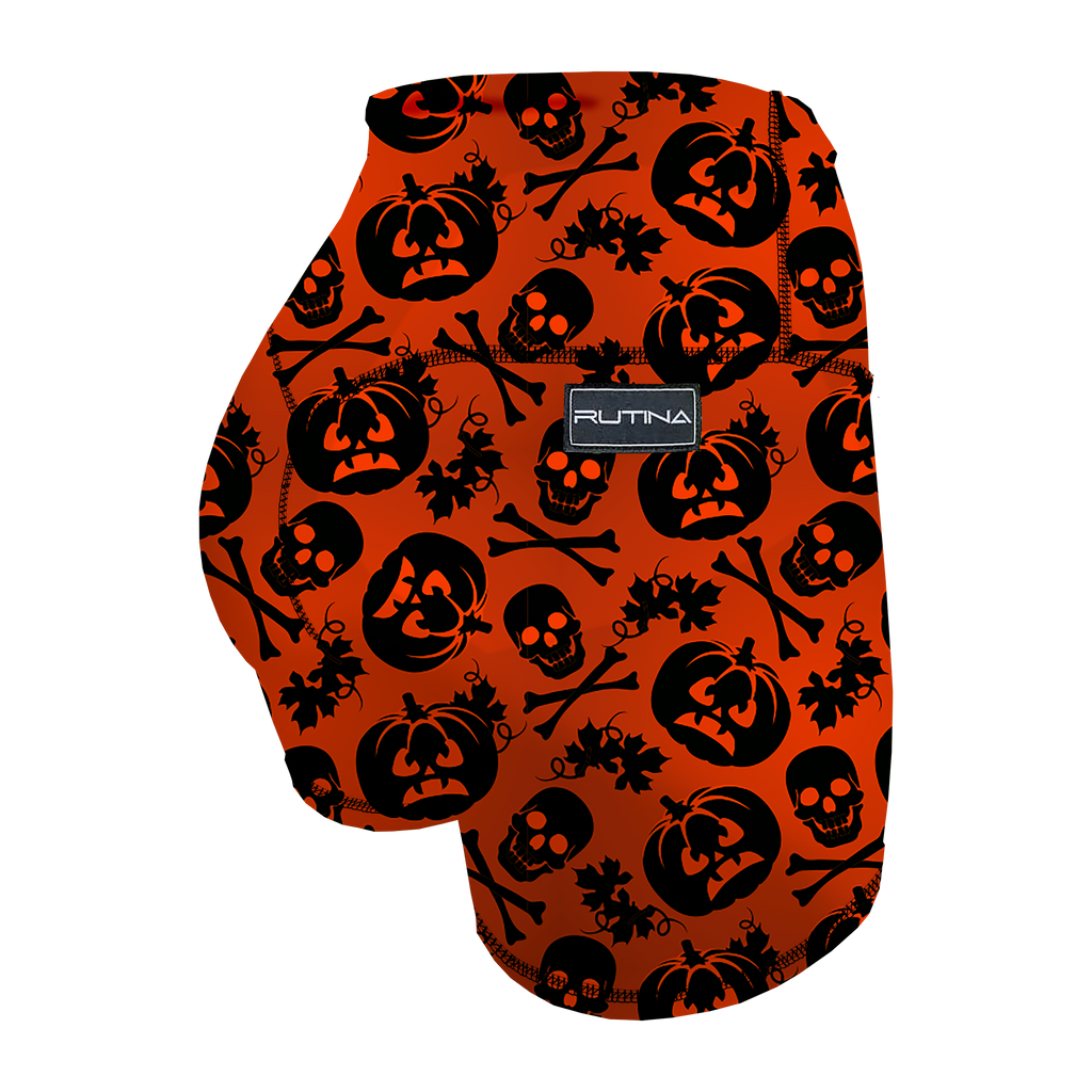 HR Performance Booty Shorts - Pumpkin Patch