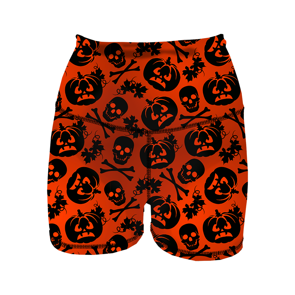 HR Performance Booty Shorts - Pumpkin Patch