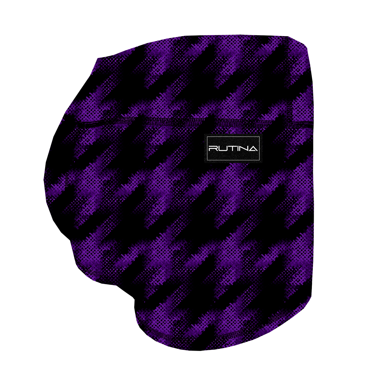 Performance Booty Shorts - Purple Houndstooth Main image
