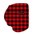 Performance Booty Shorts - Red & Black Gingham