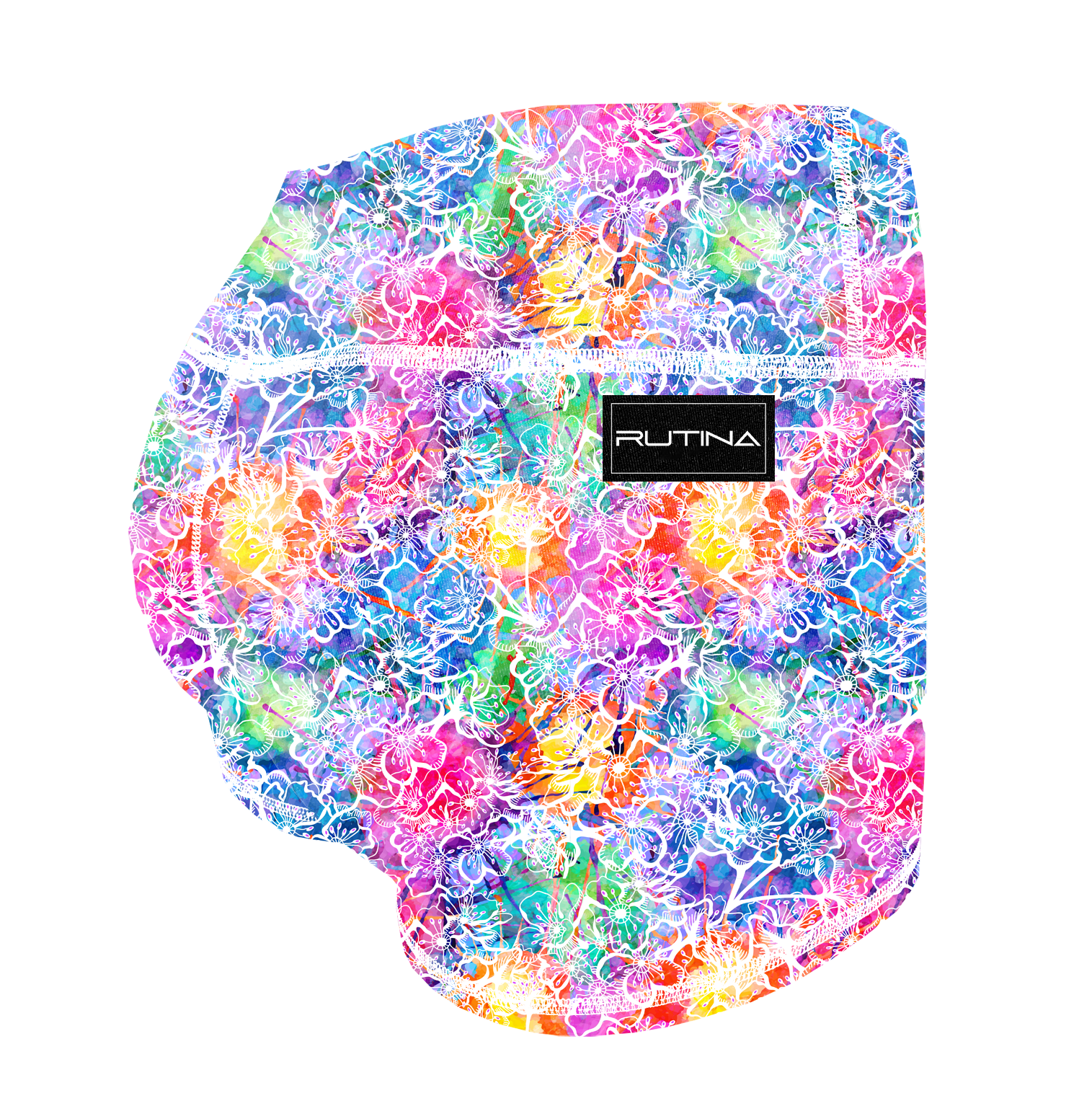 Performance Booty Shorts - Rainbow Flowers Main image