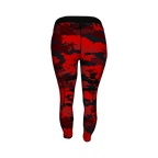 Men's Compression Pants - Red Camo