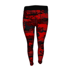 Men's Compression Pants - Red Camo