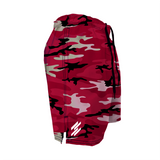 Men's Training Shorts - Red Camo