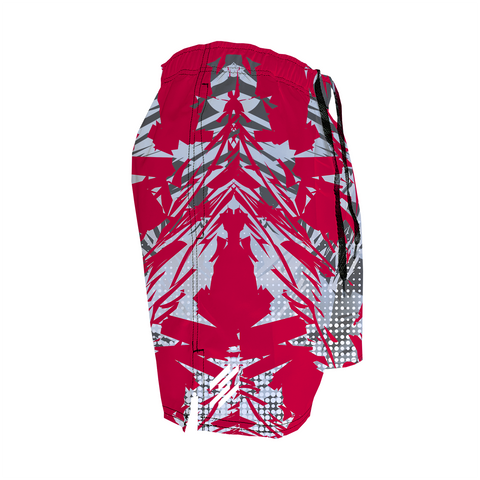 Men's Training Shorts - Red Zone