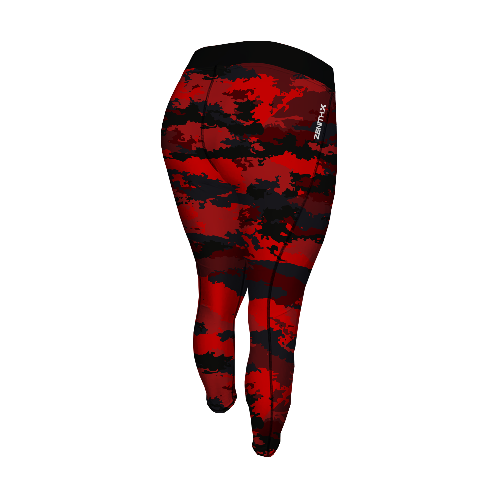 Men's Compression Pants - Red Camo Main image