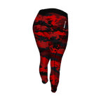 Men's Compression Pants - Red Camo
