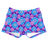 Performance Booty Shorts - Retro Petals