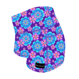 Performance Booty Shorts - Retro Petals