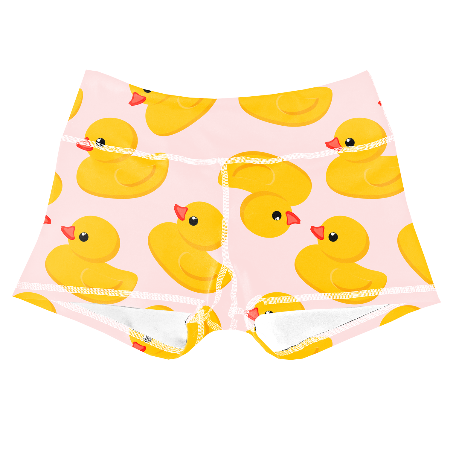 Performance Booty Shorts - Rubber Duckies