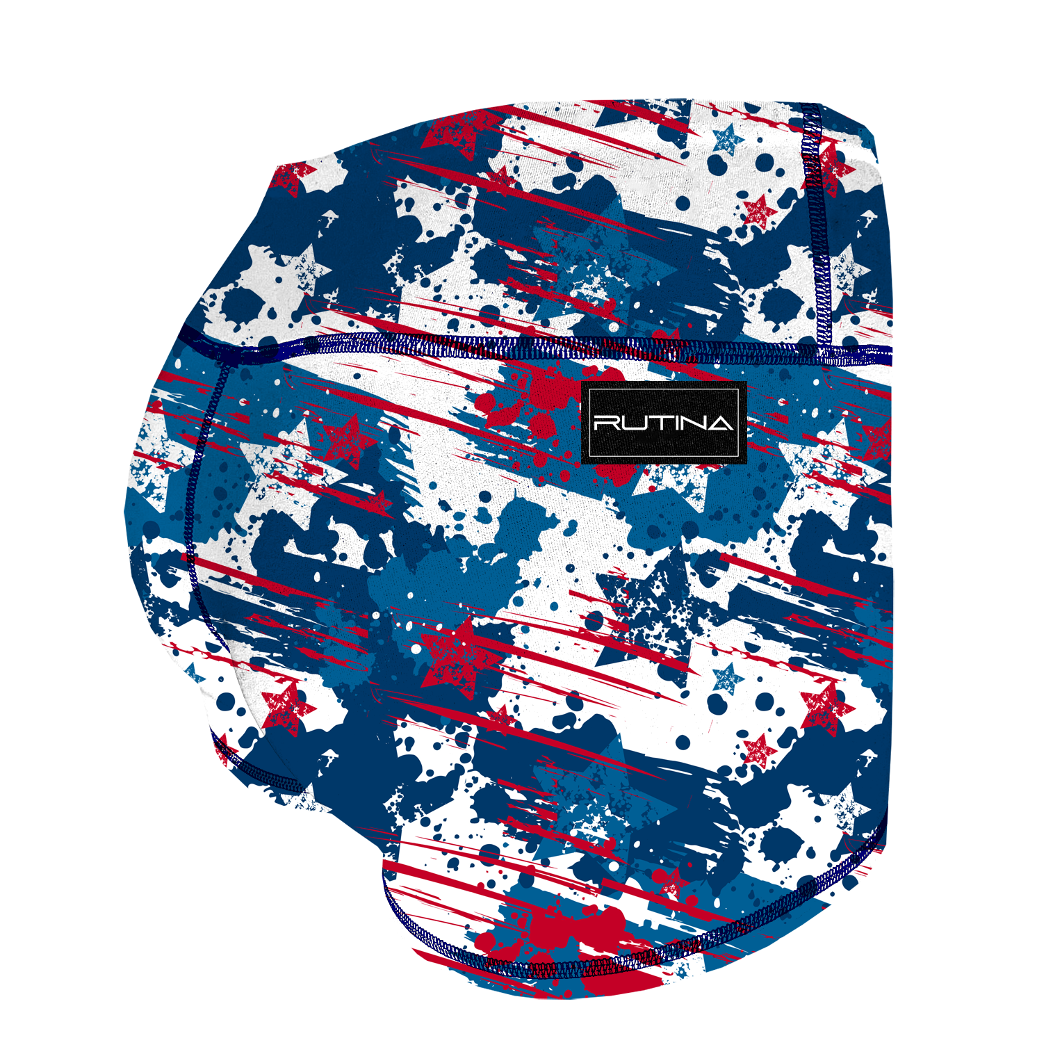 Performance Booty Shorts  - Red, White, and Blue Splash Main image