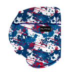 Performance Booty Shorts  - Red, White, and Blue Splash