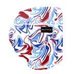 Performance Booty Shorts - Red, White, & Blue Marble
