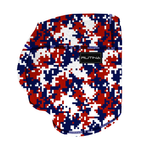 Performance Booty Shorts - Red, White, & Blue Pixel
