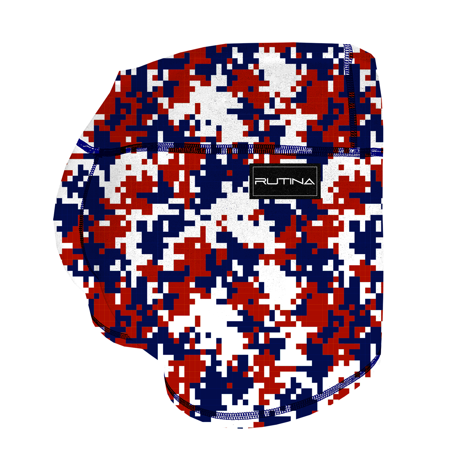 Performance Booty Shorts - Red, White, & Blue Pixel