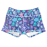Performance Booty Shorts - Sea Treasures