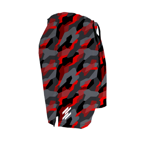 Men's Training Shorts - Shadowed Blaze