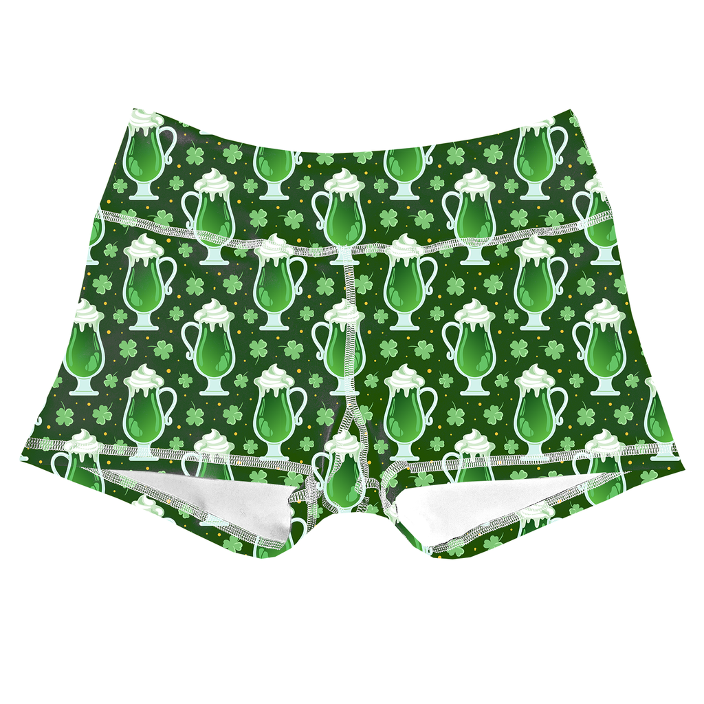 Performance Booty Shorts - Shamrock Shake