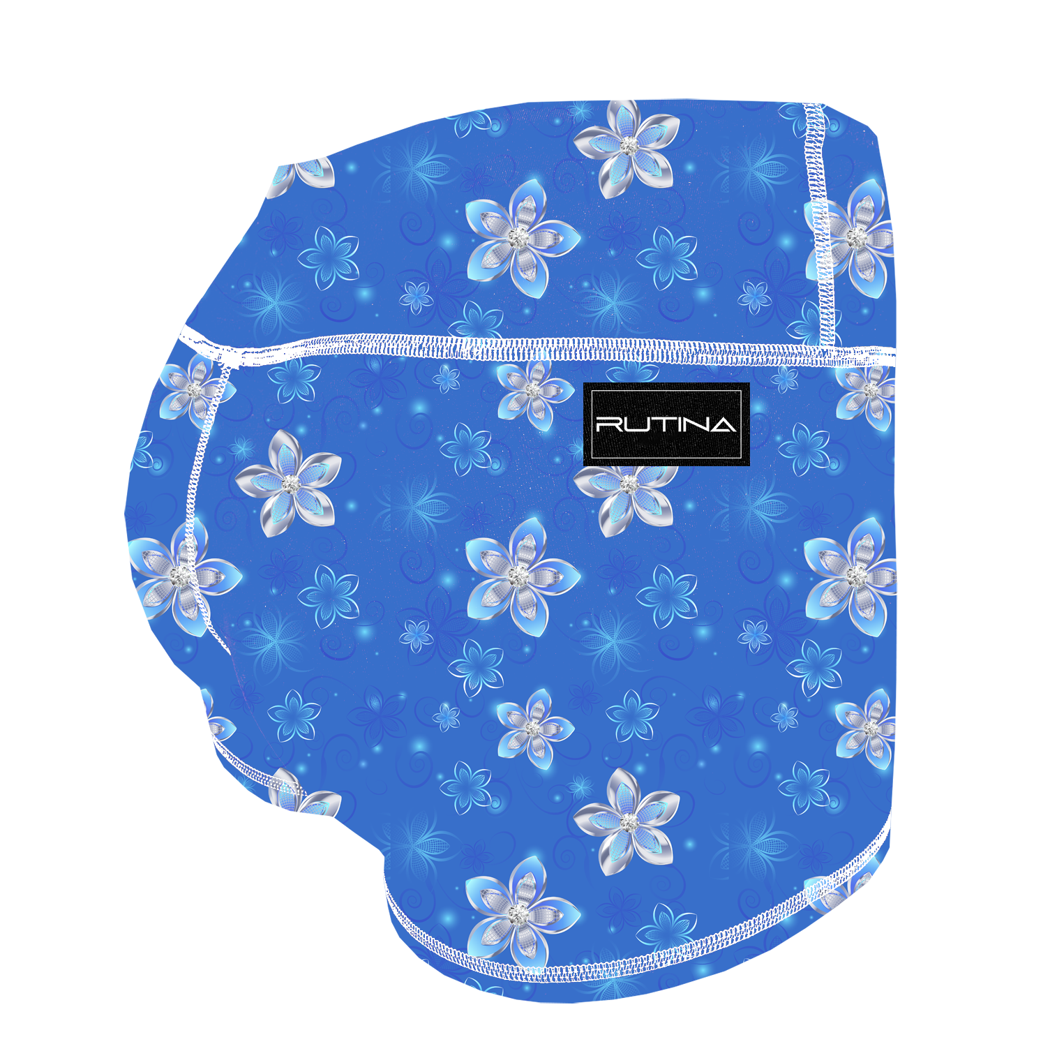 Performance Booty Shorts - Silver Bloom Main image