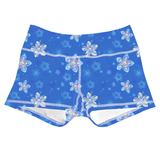 Performance Booty Shorts - Silver Bloom