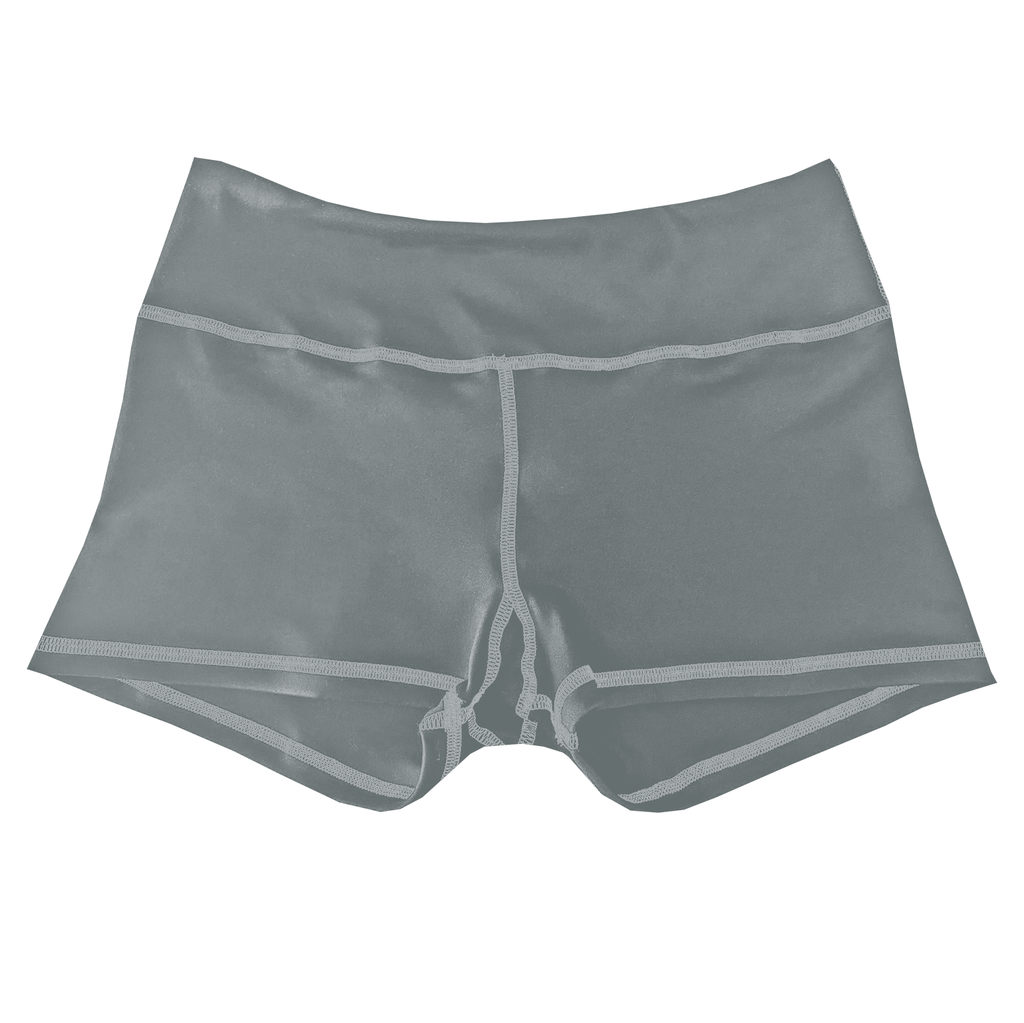 Performance Booty Shorts - Silver
