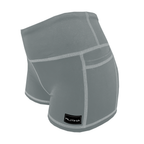 Performance Booty Shorts - Silver