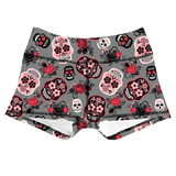 Performance Booty Shorts - Skull Fiesta