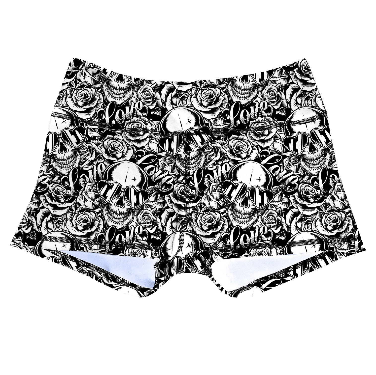 Performance Booty Shorts - Skull Love Secondary image