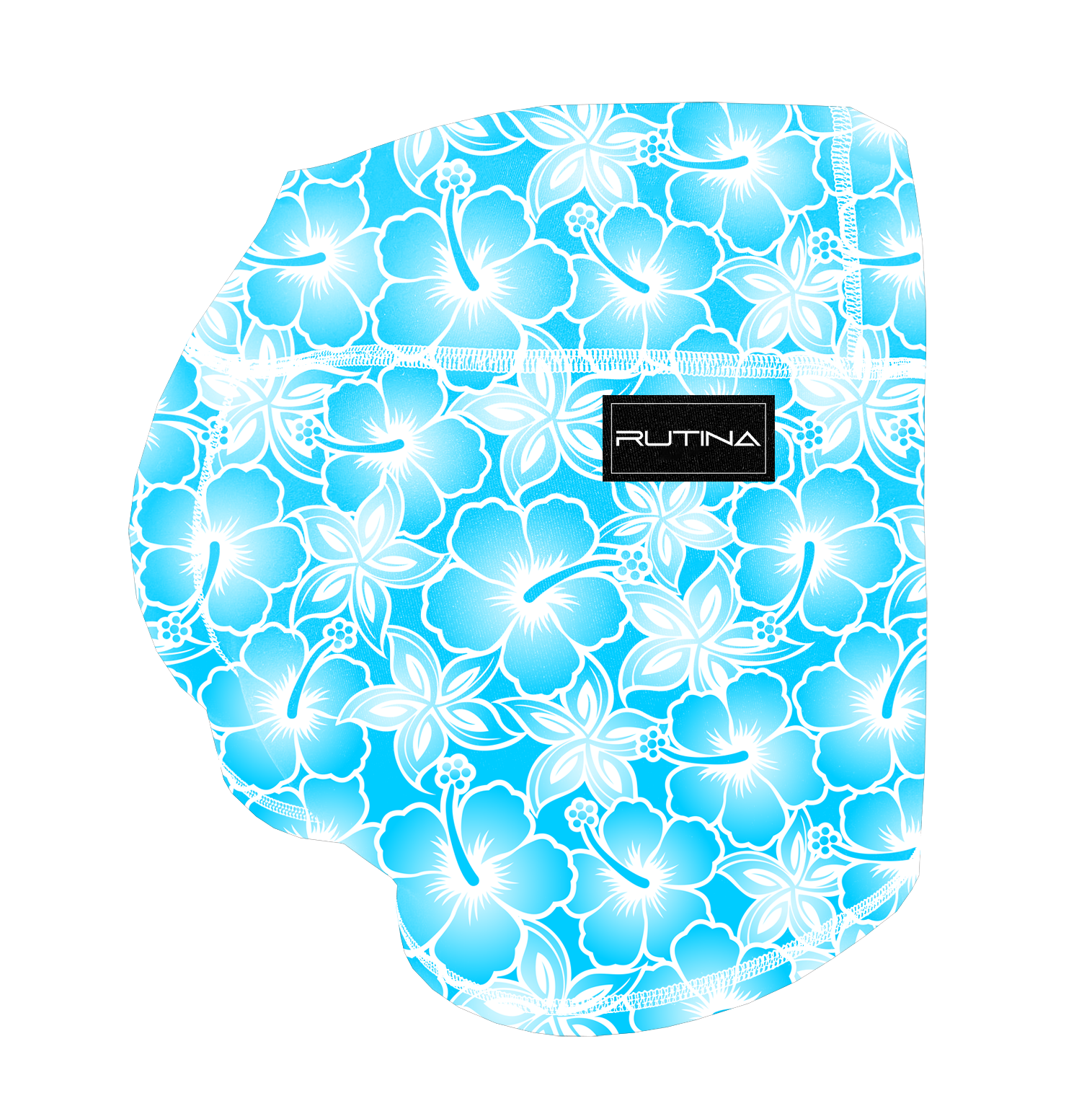 Performance Booty Shorts - Sky Bloom