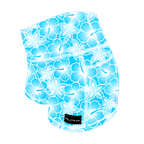 Performance Booty Shorts - Sky Bloom