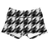 Performance Booty Shorts - Smokey Houndstooth
