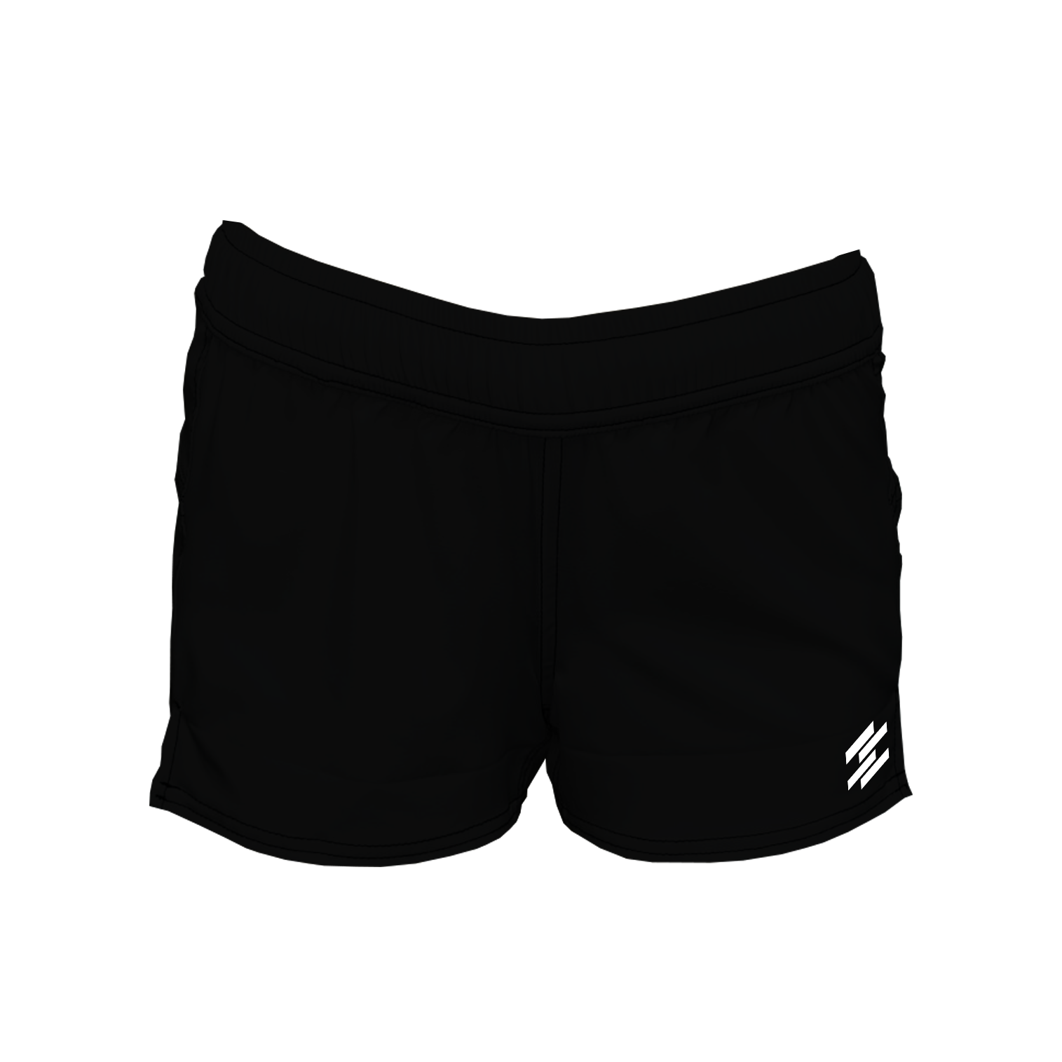 Women's Active Shorts - Black Secondary image