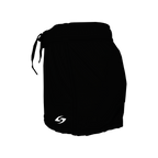 Women's Elastic Waist Boardshorts - Black