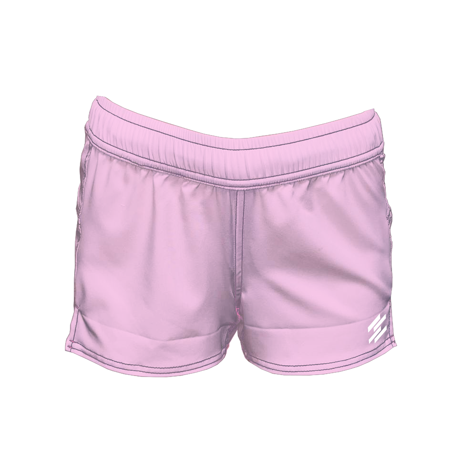 Women's Active Shorts - Pink Secondary image