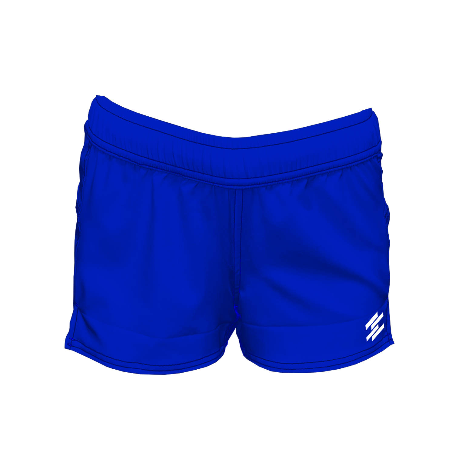 Women's Active Shorts - Royal Blue Secondary image