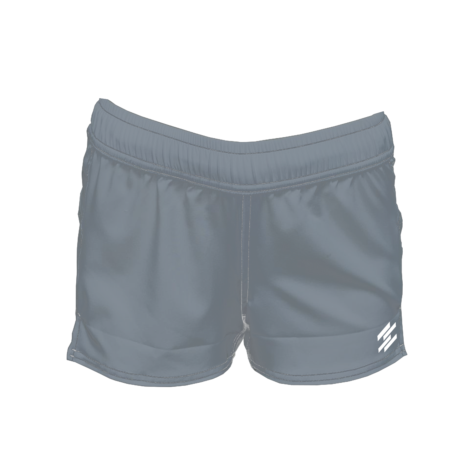 Women's Active Shorts - Silver Secondary image