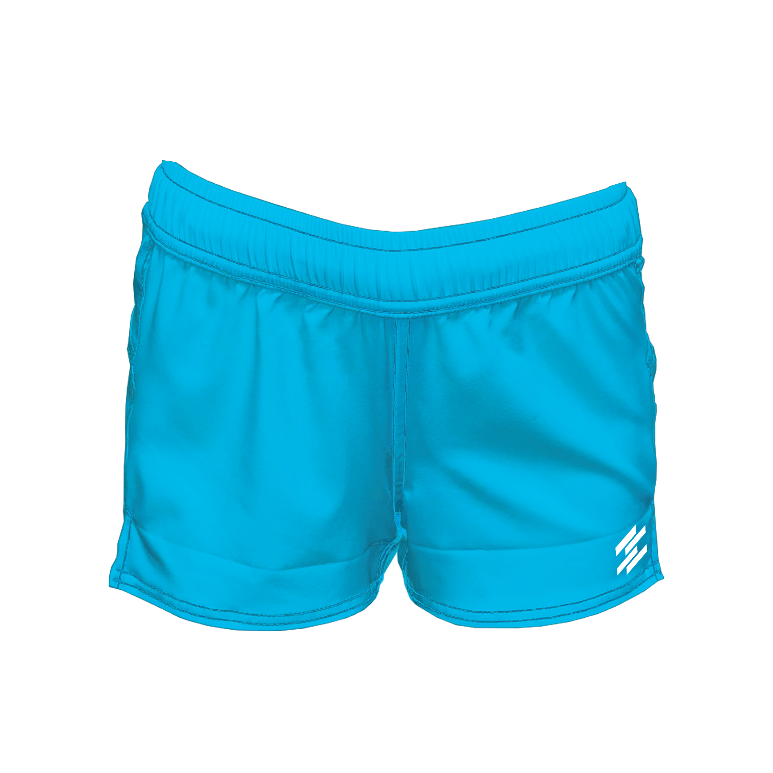 Women's Active Shorts - Turquoise