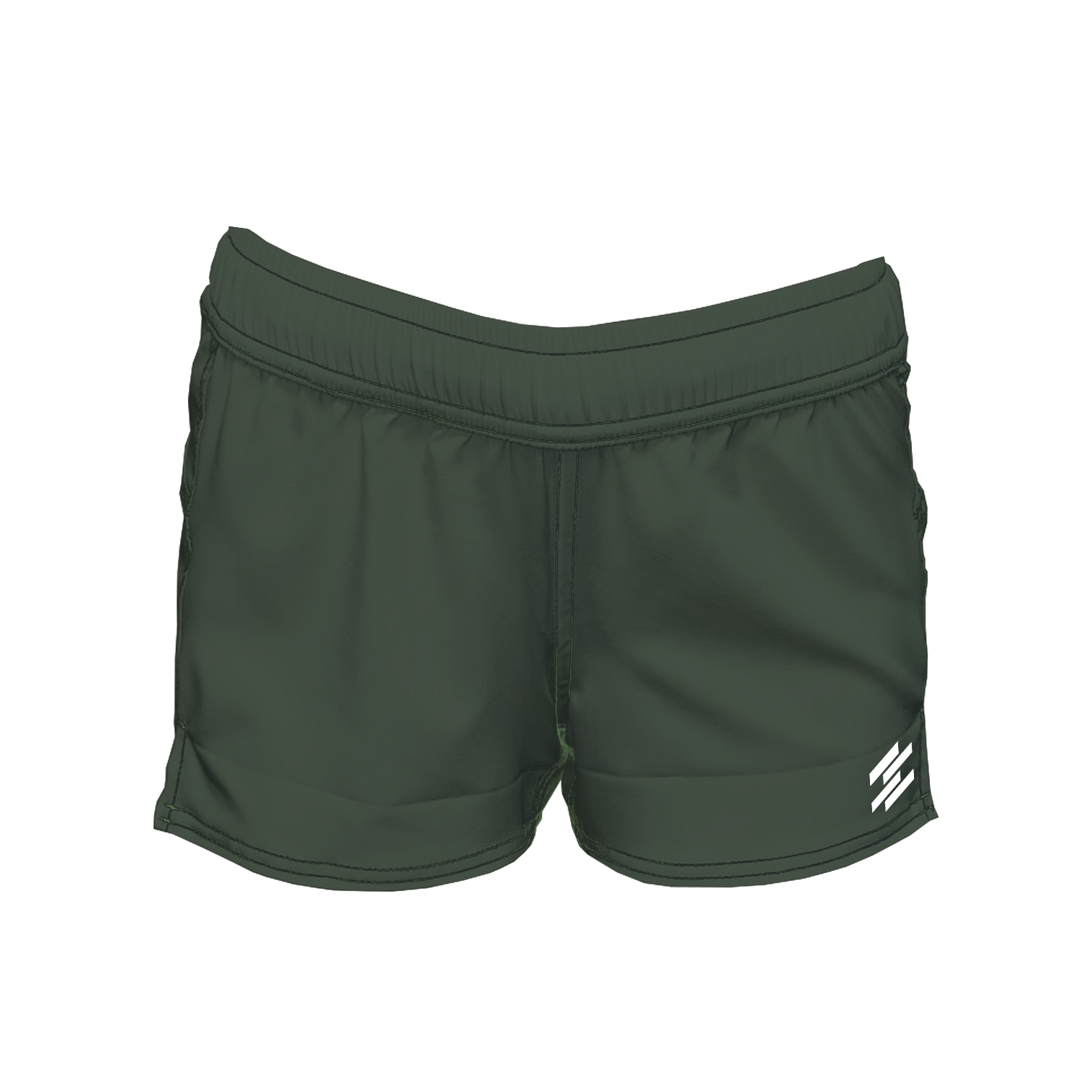 Women's Active Shorts - Olive